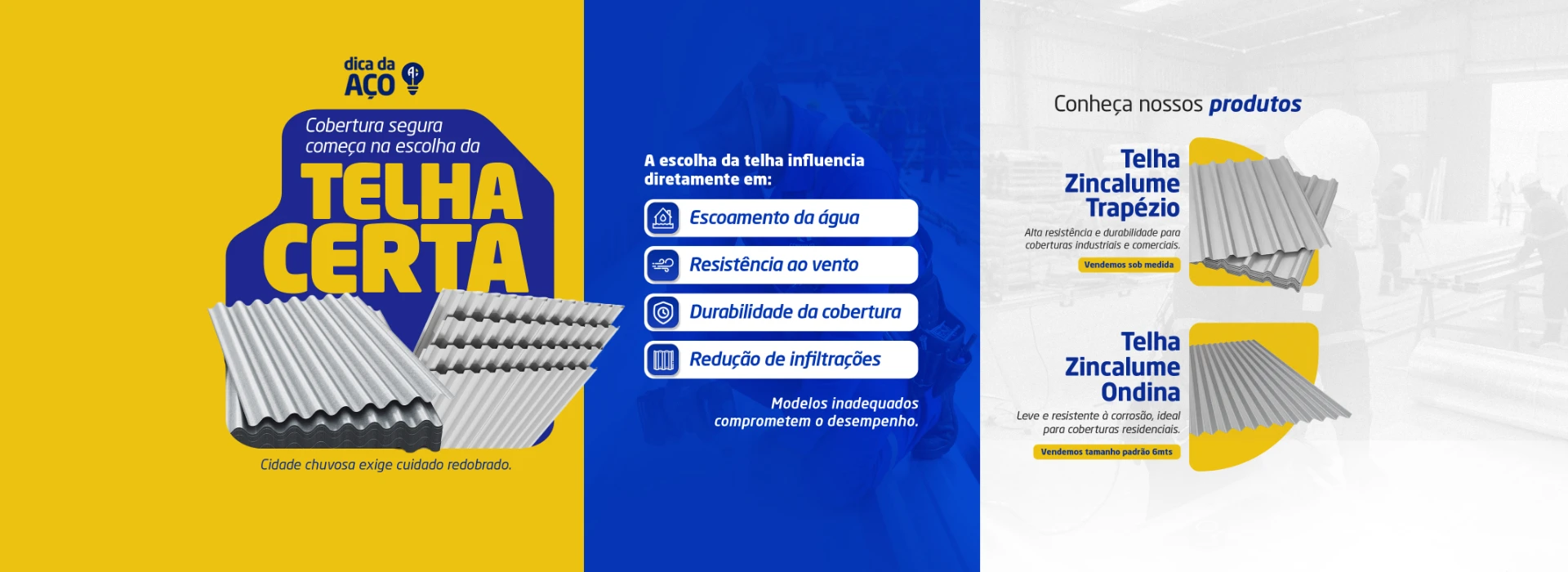 Telha trapézio