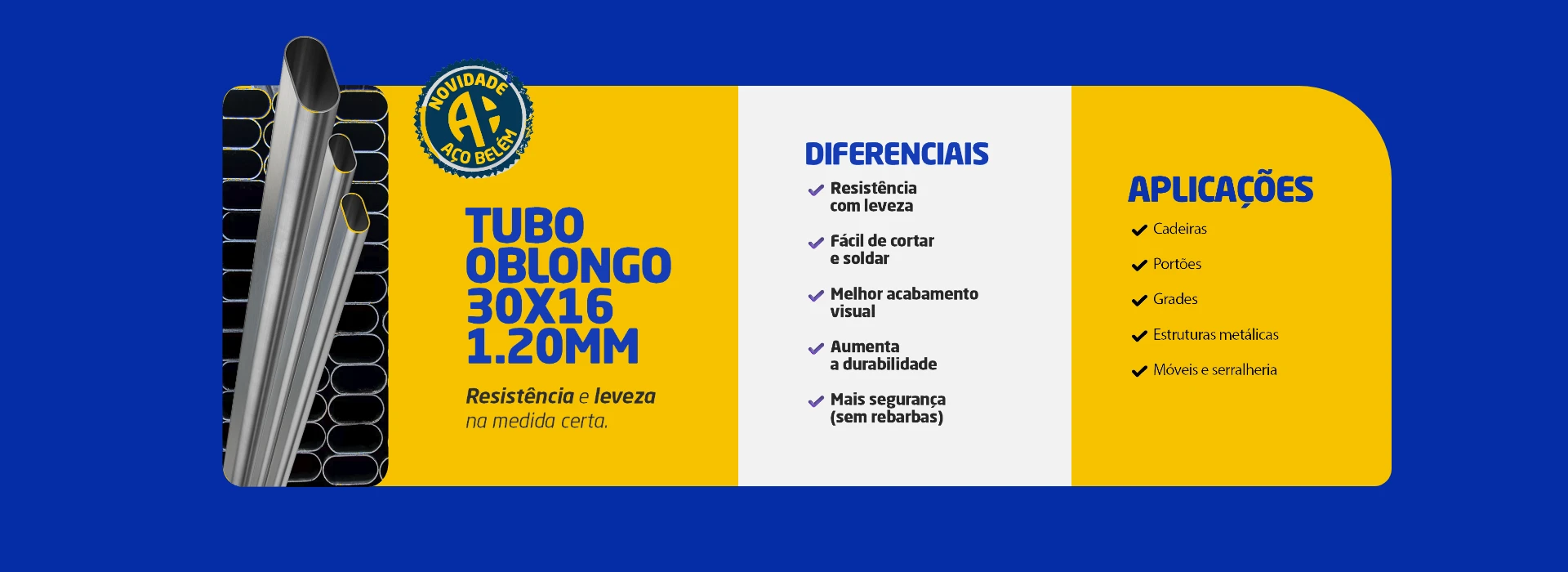 Telha oblongo